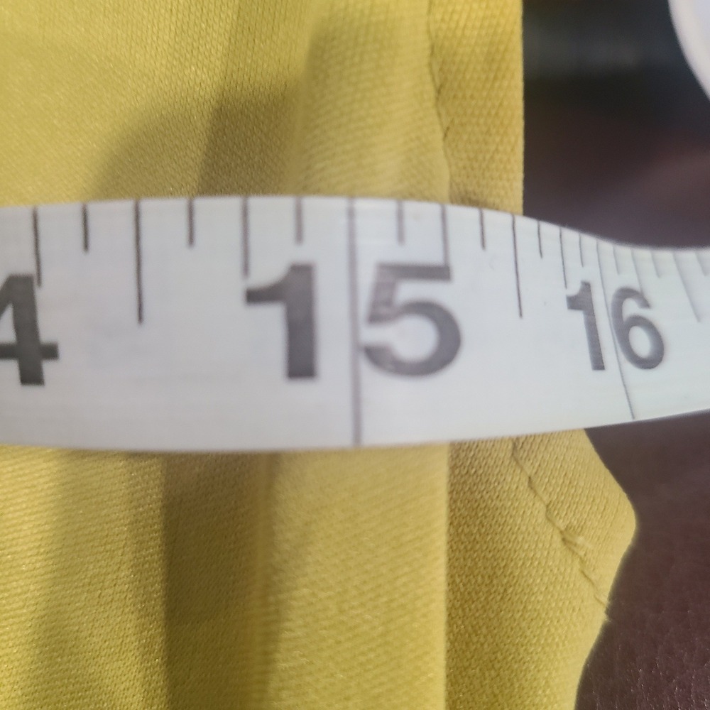 Aveloria Chartreuse Yellow Ruched Sleeveless Maxi Dress Size 8/10 Large - Picture 8 of 11